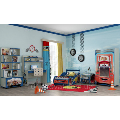 Детская комната Молния Маквин синяя 6 элементов Ровно