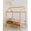 Ліжко-будиночок дитячий на ніжках з масиву дерева з перилами 160х80 см Вінниця