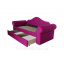 Кровать диван Мелани с выездным ящиком с защитным бортиком красный Ромны