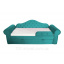 Ліжко диван Мелані з виїзним ящиком з захисним бортиком бірюзова Вінниця