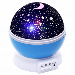Вращающийся проектор звездного неба OFFEE Star Master Dream Rotating Синий (1002804-Blue-0) Чугуїв