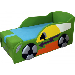 Кроватка машинка Ribeka Автомобильчик Зеленый (15M07) Кропивницький
