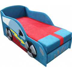 Кроватка машинка Ribeka Автомобильчик Синий (15M03) Кропивницкий