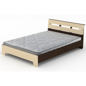 Двуспальная кровать Компанит Стиль-140 венге комби