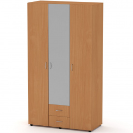 Шкаф с распашными дверями Компанит Шкаф-6 бук