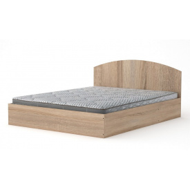 Двуспальная кровать Компанит-160 дуб сонома