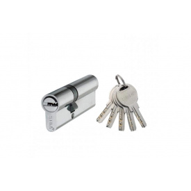 Цилиндр Дверной Siba Перфорированный Ключ-Ключ 80 Мм 40Х35 Хром (240660)