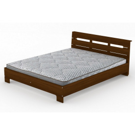 Двуспальная кровать Компанит Стиль-160 орех экко