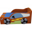 Кроватка машинка Ribeka Автомобильчик Оранжевый (15M02) Запорожье