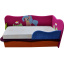 Детская кроватка с матрасом Ribeka Пони 1 для девочек (08K01) Червоноград