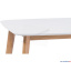 Стол обеденный Intarsio Exen 120х80 см Белый Лозовая