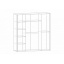 Шкаф распашной Мебель Сервис Токио 4Д венге темный Херсон