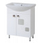 Комплект мебели для ванной комнаты Квадро 65 с умывальником Омега 65 Сумы