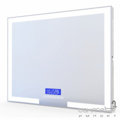 Зеркало с LED-подсветкой, часами, Bluetooth и подогревом Volle 16-14-800 Чернівці