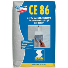 Шпаклевка для швов и трещин Semin CE-86 25 кг Львов