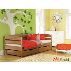 Детская кровать Estella Нота Плюс 80x190 см деревянная в цвете орех светлый-103 Хмельницкий