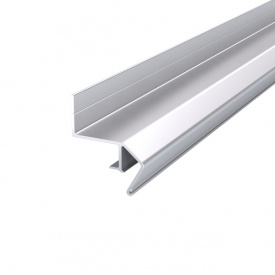 Профиль алюминиевый для натяжного потолка АЛЮПРО 2,5 м парящий потолок матовый белый ПАС-3161