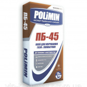 Смесь для кладки газоблокам POLIMIN ПБ-45 25 кг (аналог СТ-20) (54 шт)