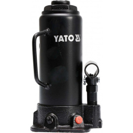 Домкрат гидравлический бутылочный Yato 10 т 230х460 мм (YT-17004)