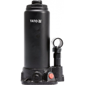 Домкрат гидравлический бутылочный Yato 5 т 216х413 мм (YT-17002)