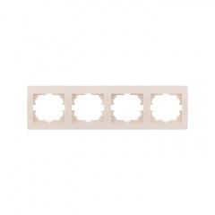 Четверна рамка Lezard Deriy горизонтальна Кремова (702-0300-149) Луцьк