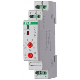 Приоритетное реле тока F&F PR-617-01 230В AC 16А, диапазон 0,5-5А