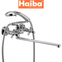 Змішувач для ванни довгий ніс HAIBA VILTA EURO (Chr-140) Вінниця