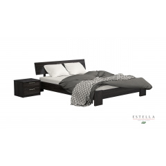 Двуспальная кровать Estella Титан 180х200 см деревянная венге Ужгород