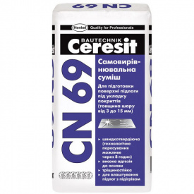 Самовыравнивающаяся смесь Ceresit CN-69 25 кг 3-15 мм