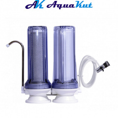Aquakut Фильтр на мойку двухступенчатый FN-2 (двойное уплотнения в колбе и фитинг ССК) Запоріжжя
