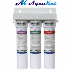 Aquakut Фильтр трёхступенчатый с ультрафильтрационной мембраной быстросьёмные картриджи FP-3FF-UF Сумы