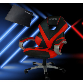 Компьютерное кресло ZANO RACER RED + оригинальный коврик для мыши!