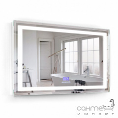 Зеркало с LED-подсветкой Liberta Boca 1100x800 Медиа Premium, полотно диамант 4мм, фацет 20мм Сумы