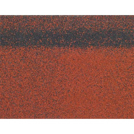 Черепиця коньково-карнизна SWEETONDALE Мікс червона 1мx0,25м (3м2/уп) сумісна з соната та ранчо