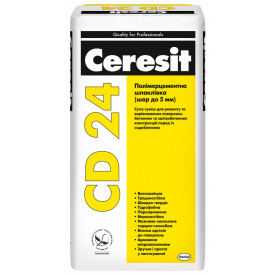 Суміш ремонтна CERESIT CD 24 полімер-цементна 25кг