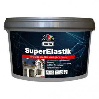 Фарба гумова DUFA SuperElastik RAL 7024 Сірий графіт 12 кг