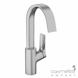 Змішувач для умивальника зі зливним гарнітуром Hansgrohe Vivenis 210 75030000 Chrome хром