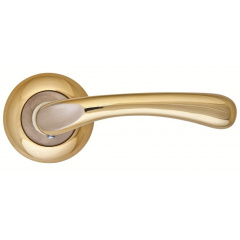 Ручка дверная Siba Palermo на розетке R02 матовый никель Темное Золото (90 22) Z14 0 90 22 Запоріжжя