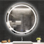 Зеркало Turister круглое 100см с двойной LED подсветкой без рамы (ZPD100) Тернопіль
