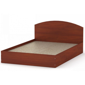 Двуспальная кровать Компанит-140 с изголовьем дсп яблоня