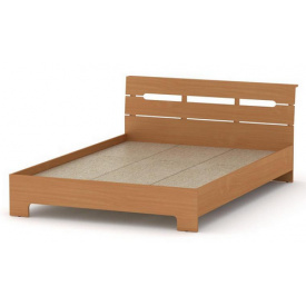 Двуспальная кровать Компанит Стиль 160х200 см бук-светлый