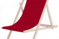 Шезлонг (кресло-лежак) деревянный для пляжа, террасы и сада Springos (DC0001 BURGUND)