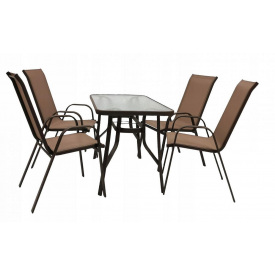 Комплект садових меблів Kontrast Majorka DUO-4 Brown