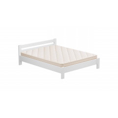 Двуспальная белая кровать Estella Рената 140х190 см деревянная из бука Полтава