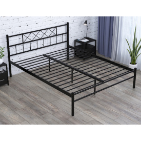 Двуспальная кровать Сабрина-Лайт Loft-design 160х200 см металлическая черная