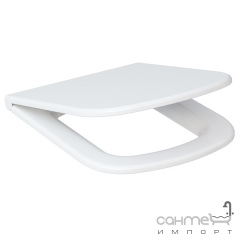 Сидіння з кришкою для унітазу Cersanit Colour Soft-Close біле Житомир