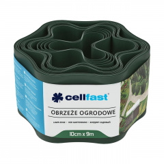 Бордюр газонний хвилястий / темно-зелений / 10 см x 9 м Cellfast Сумы