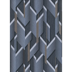 Виниловые обои на флизелиновой основе Erismann Fashion for Walls 2 12090-08 Серый-Синий Рівне