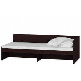 Односпальная кровать Эверест Соната-800 без ящиков 80х190 см венге темный (EVR-2110)