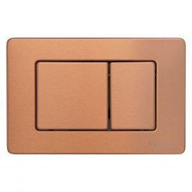 IMPRESE i7112 клавиша смыва розовое золото глянец нержавеющая сталь